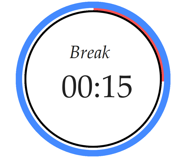 A pomodoro timer web app.