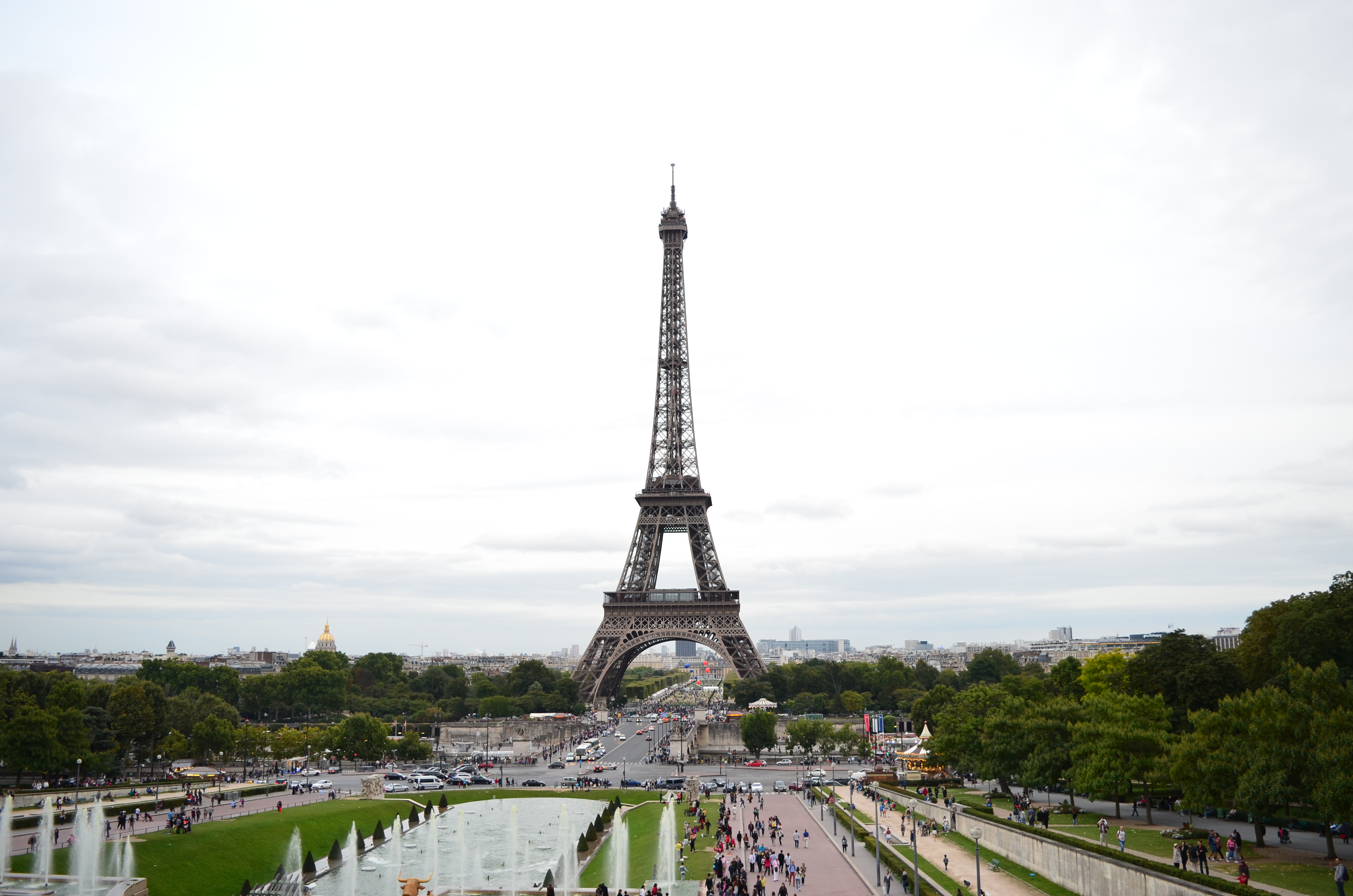 A shot of the Eiffel Tower